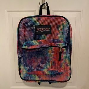 Rainbow Tie-Died Jansport Backpack